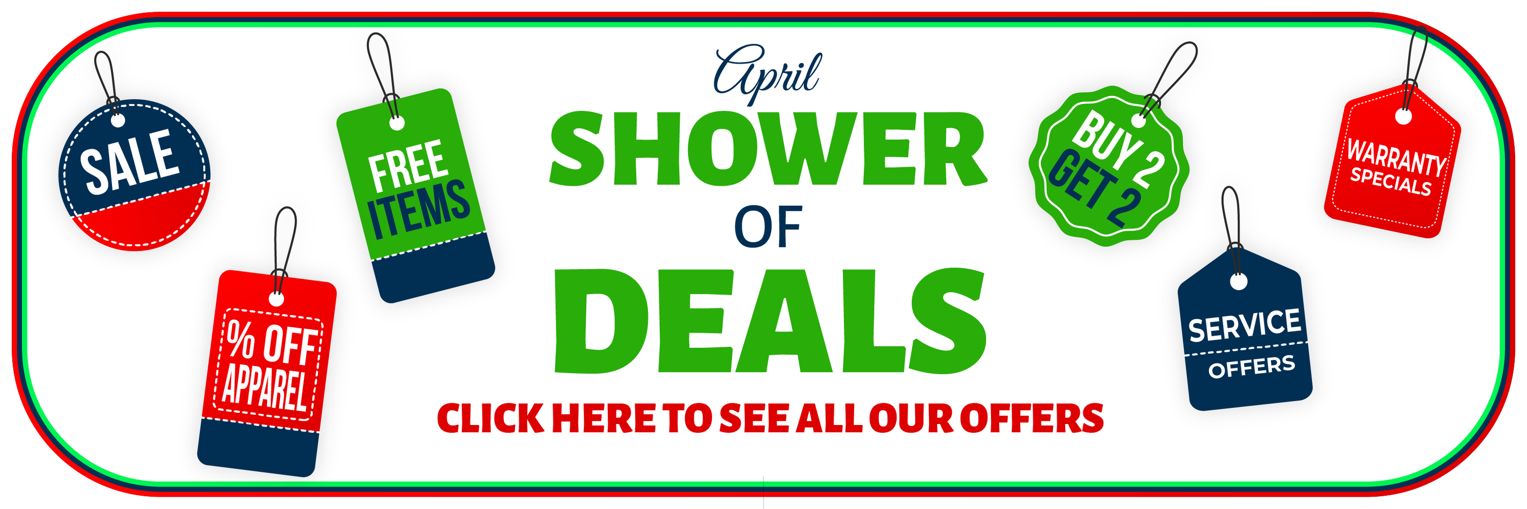 April Shower of Deals
