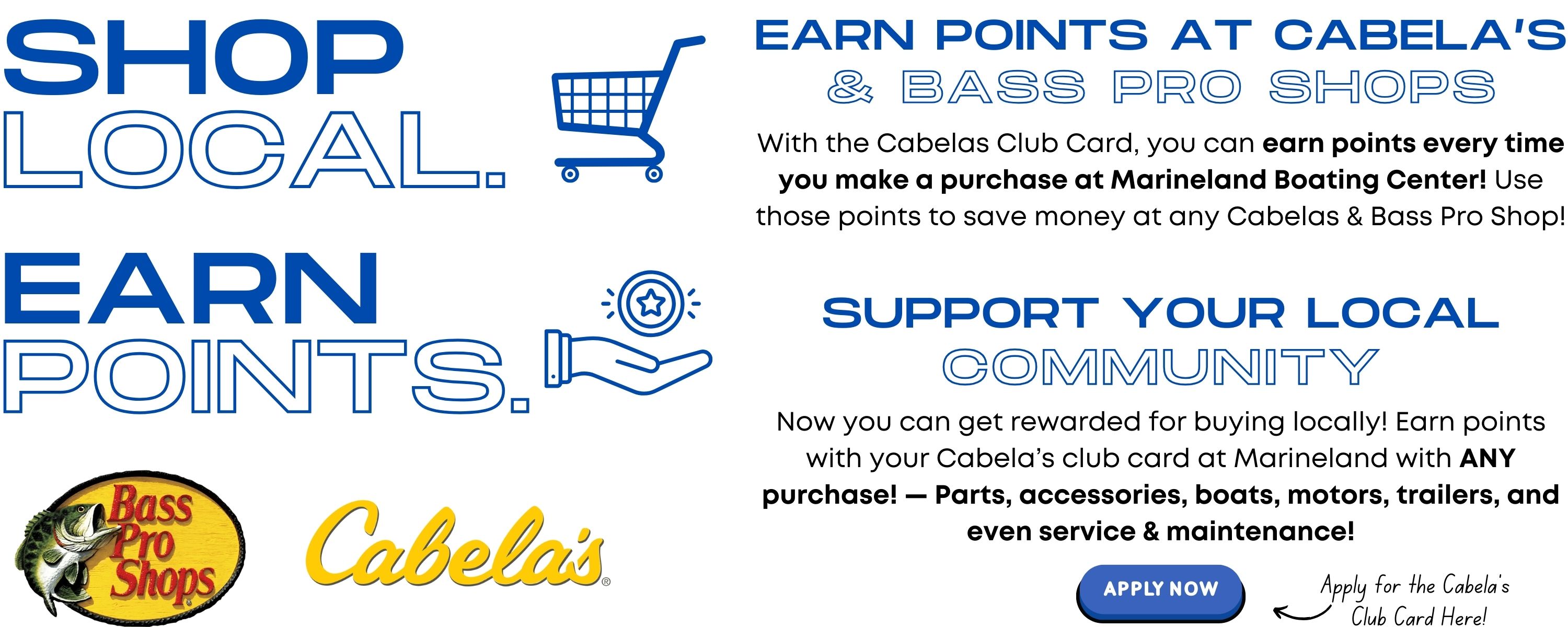 Go to cabelas.com (club subpage)